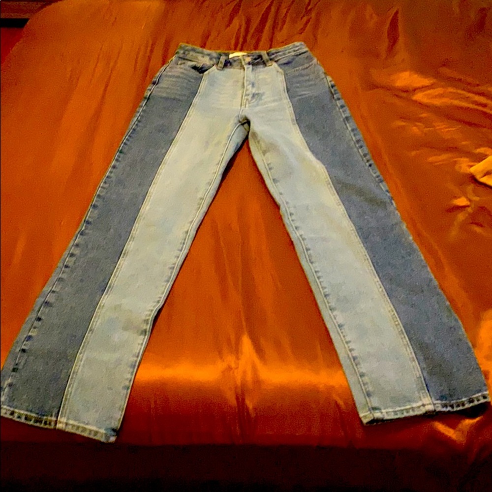 Pac Sun Two Tone 90’s Boyfriend Jeans